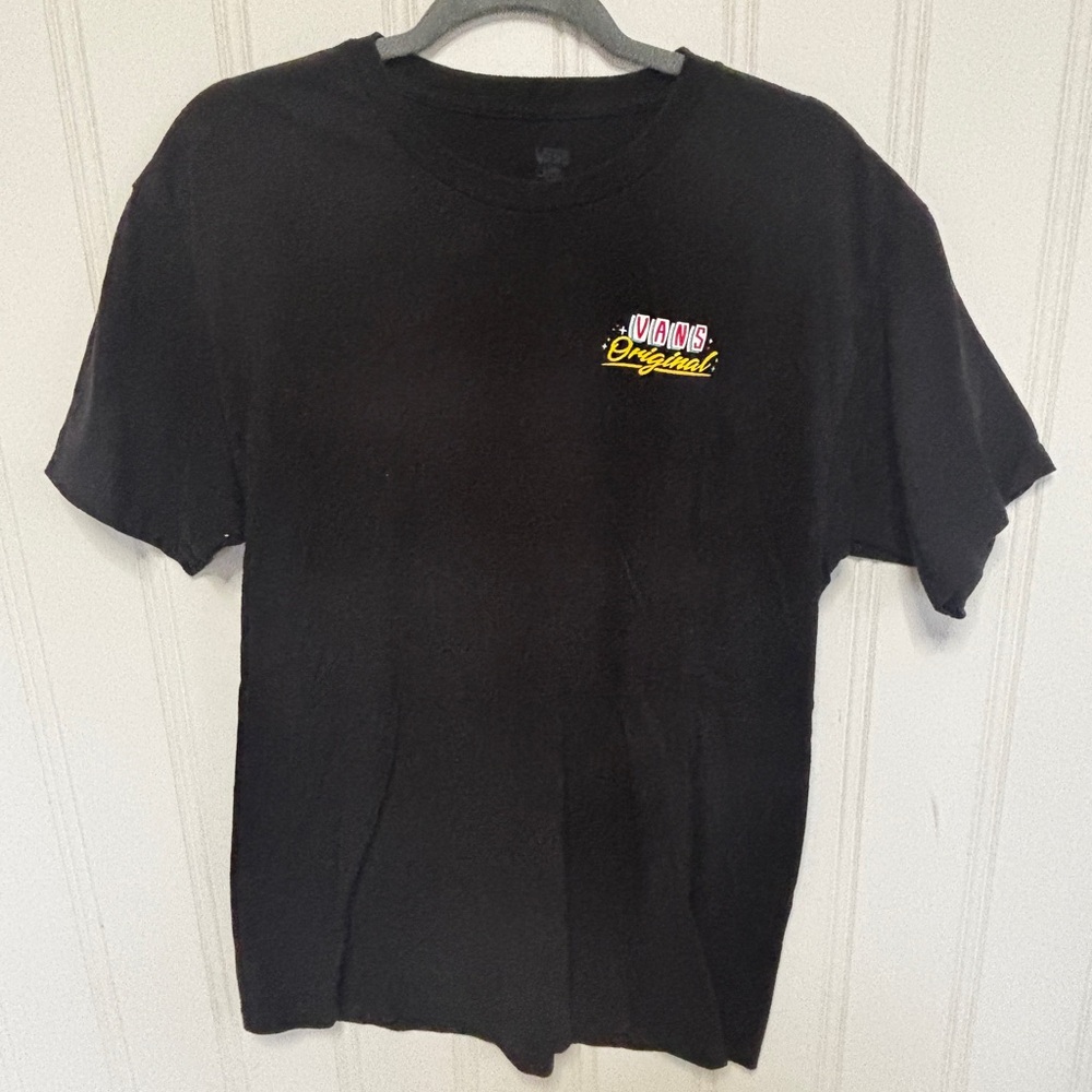 Vans Black Original Logo Short Sleeve T-Shirt